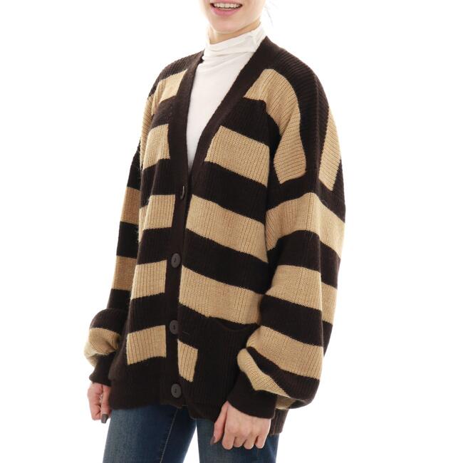 CARDIGAN A RIGHE KONTATTO - Mad Fashion | img vers.650x/